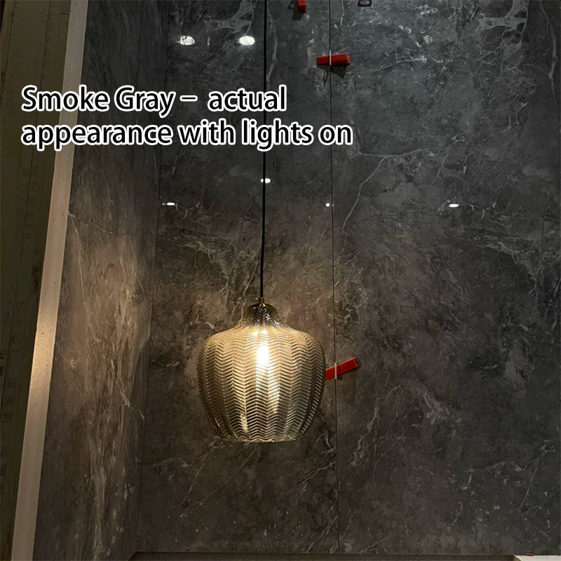 AetherGlass | Stylish Modern Wavy Glass Pendant Light Fixture 7