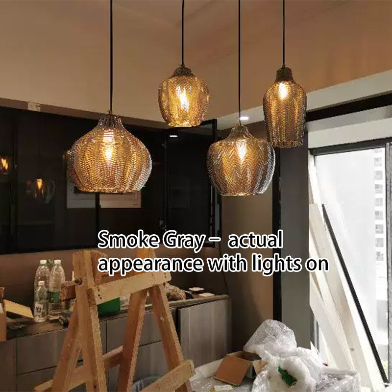 AetherGlass | Stylish Modern Wavy Glass Pendant Light Fixture 8