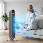 AirFlowMax | Tower Fan with Remote Control & 8 Speed Settings | Whisper-Quiet Operation for Peaceful Living 0