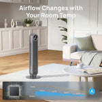 AirFlowMax | Tower Fan with Remote Control & 8 Speed Settings | Whisper-Quiet Operation for Peaceful Living 3