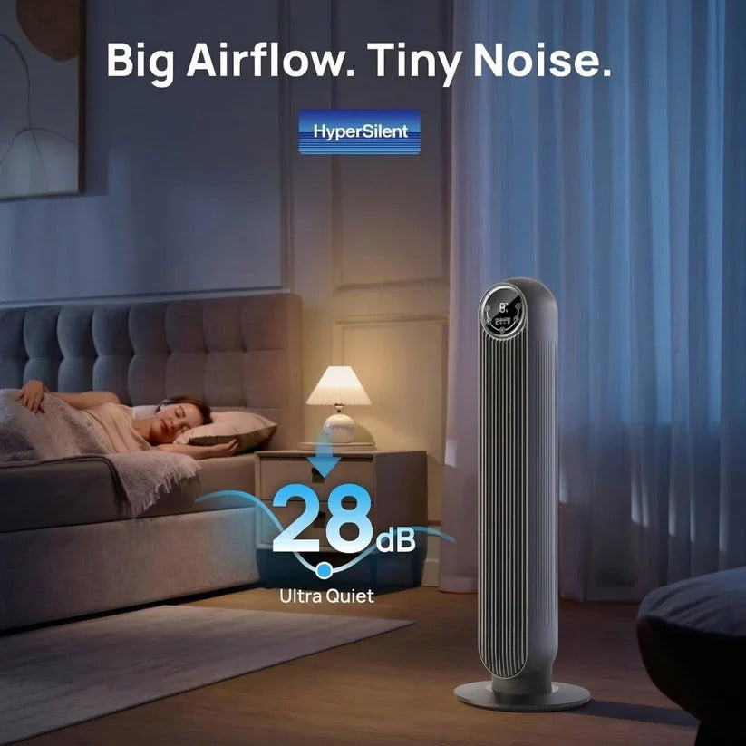 AirFlowMax | Tower Fan with Remote Control & 8 Speed Settings | Whisper-Quiet Operation for Peaceful Living 4