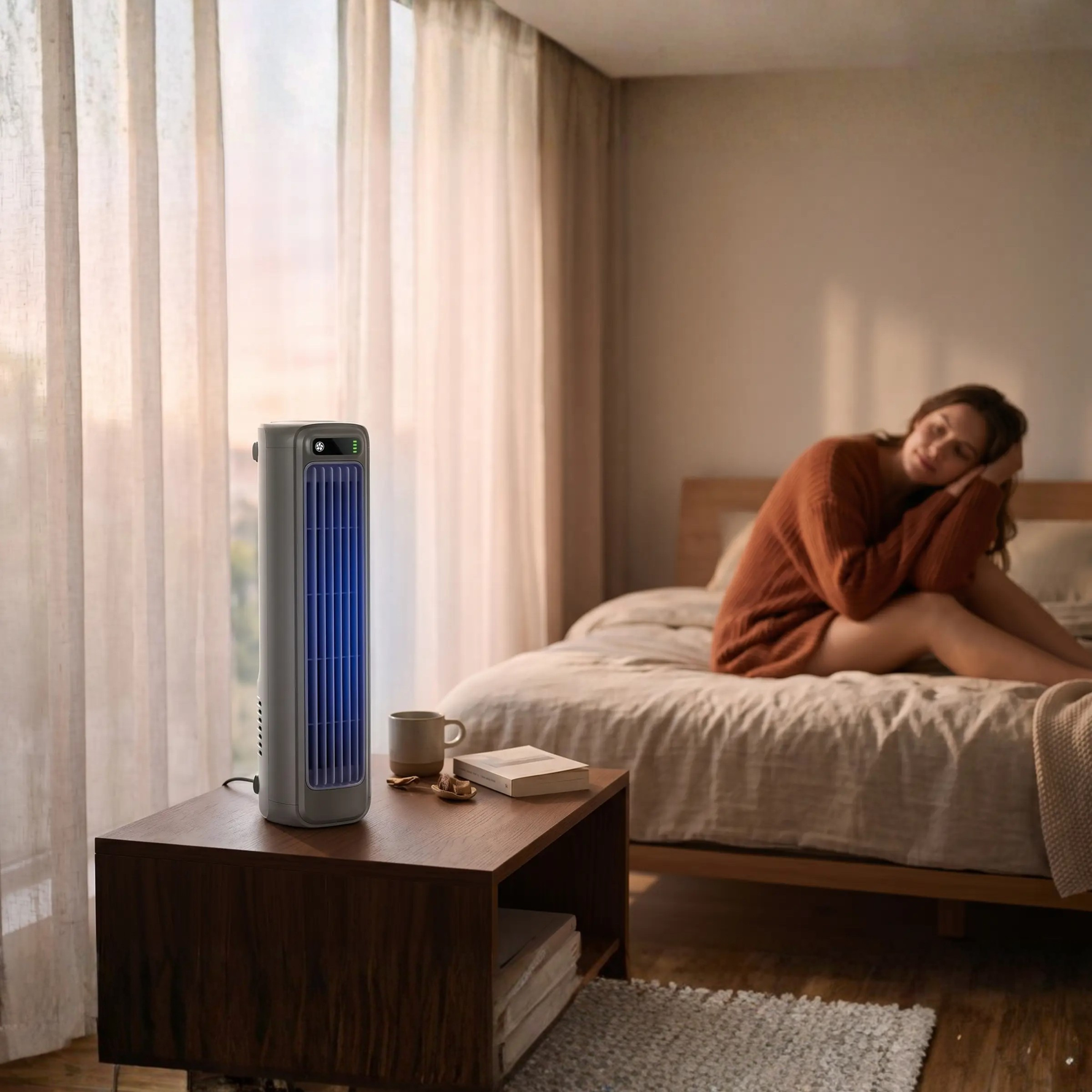 AirWave | Portable Air Conditioner with 12-Hour Battery Life & Bladeless Design | Compact Cooling Solution for Home and Travel 4