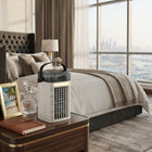 Evaporative Air Cooler, Mini Air Cooler Fan with Water Tank and LED Light, Portable Cooling Device, Water Cooling Fan