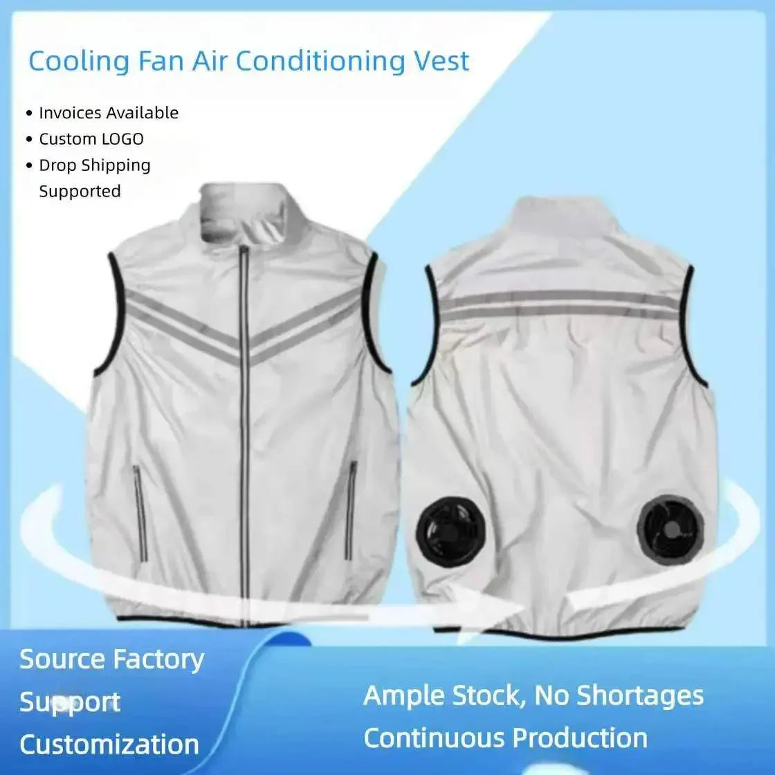 Airventa | Cooling Vest with Integrated Fan for Enhanced Comfort | Lightweight Design for Outdoor Activities 5