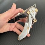 All-Metal Folding Knife with 8Cr13Mov Steel Blade | Compact EDC Tool for Effortless Cutting 3