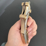 All-Metal Folding Knife with 8Cr13Mov Steel Blade | Compact EDC Tool for Effortless Cutting 4