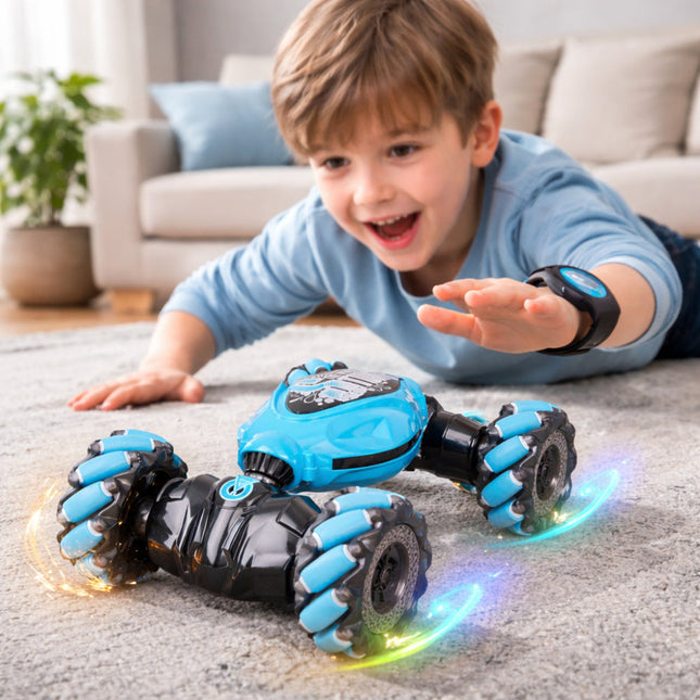 All-Terrain Gesture Control RC Car with 360° Stunt Action & RGB Lights | Fun Remote Control Car for Indoor and Outdoor Play 0