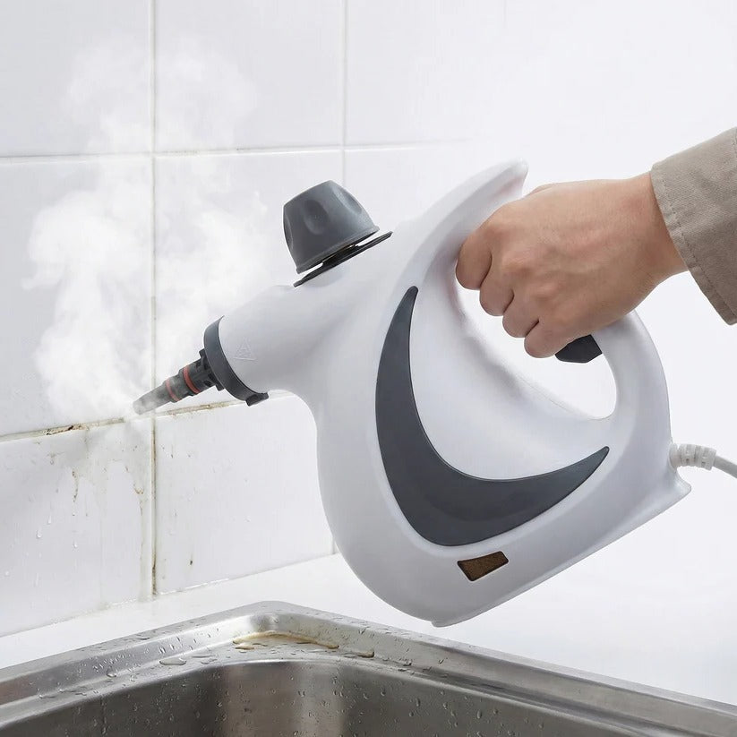 All-in-One Handheld Steam Cleaner with Rapid Heat-Up & 4 Attachments for Deep Cleaning 6