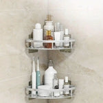 Aluma Curve | Shower Caddy with Open-Frame Design & Adjustable Hook for Modern Bathrooms 3