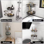Aluma Curve | Shower Caddy with Open-Frame Design & Adjustable Hook for Modern Bathrooms 7