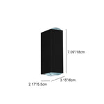 AluminaGlow | Sleek Modern Double-Headed Outdoor Wall Sconce Lamp 5