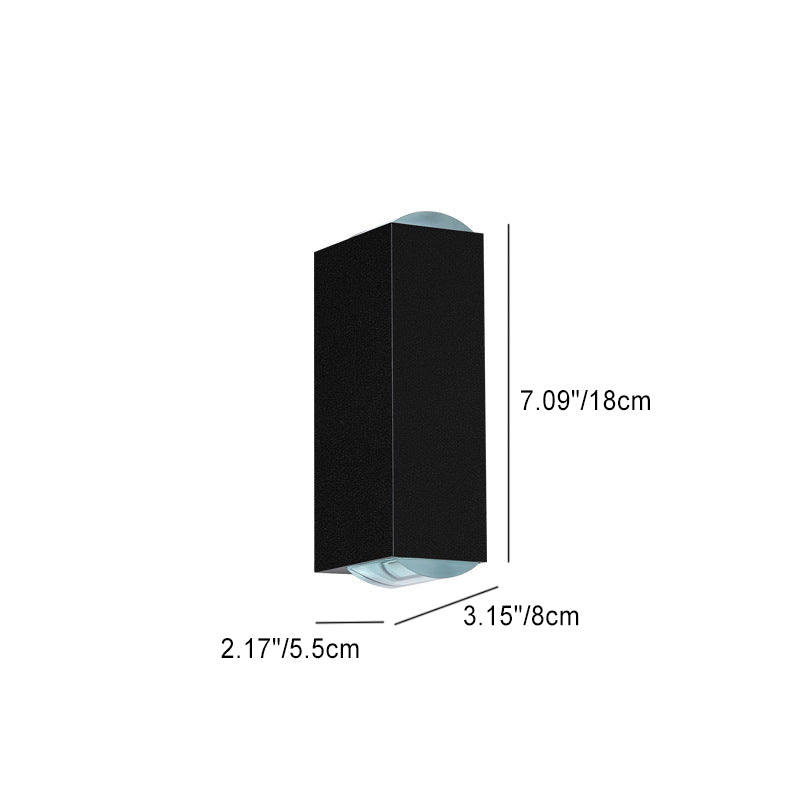 AluminaGlow | Sleek Modern Double-Headed Outdoor Wall Sconce Lamp 5