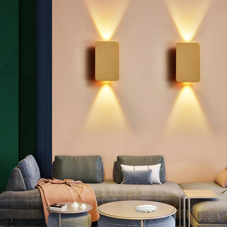 AluminaGlow | Sleek Modern Dual-Light LED Wall Sconce Lamp 10