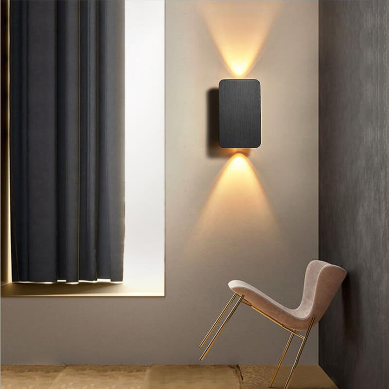 AluminaGlow | Sleek Modern Dual-Light LED Wall Sconce Lamp 12