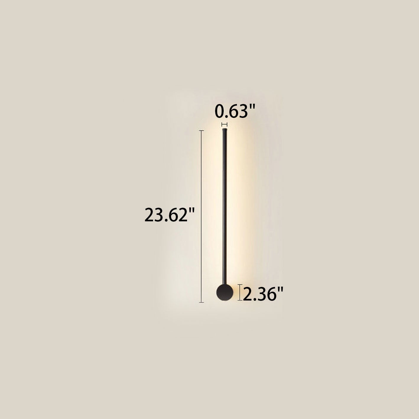 AluminaGlow | Sleek Modern Minimalist LED Wall Sconce Lamp 7
