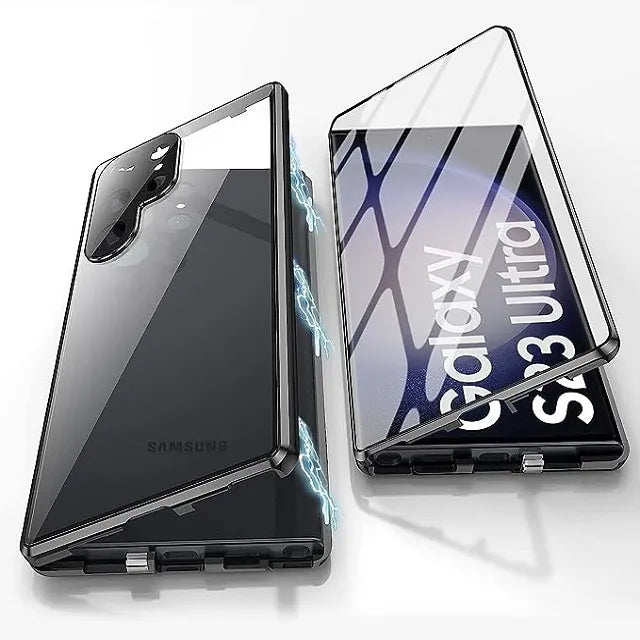 Aluminum Alloy 360 Case for Samsung Galaxy S24-S23 with Safety Closure | Durable Protection & Stylish Design 0