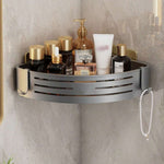 Aluminum Corner Shower Rack with Rust-Resistant Design | Space-Saving Organizer for Bathroom and Kitchen 9