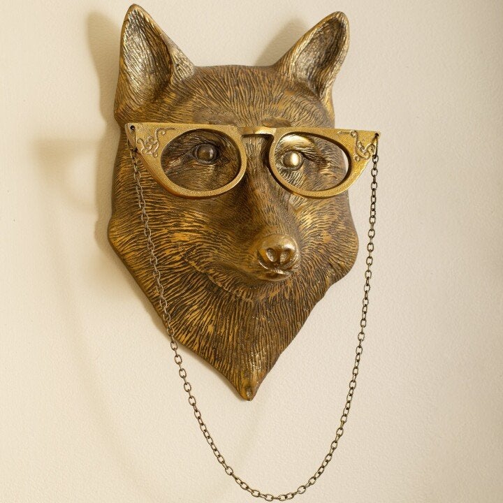 Animal Head Wall Decor | Unique Resin Wall Art with Creative Design | Playful Home Accessories for Character and Charm 11