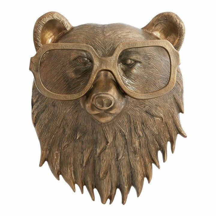 Animal Head Wall Decor | Unique Resin Wall Art with Creative Design | Playful Home Accessories for Character and Charm 4