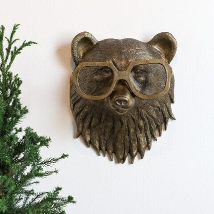 Animal Head Wall Decor | Unique Resin Wall Art with Creative Design | Playful Home Accessories for Character and Charm 9