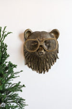 Animal Head Wall Decor | Unique Resin Wall Art with Creative Design | Playful Home Accessories for Character and Charm 9