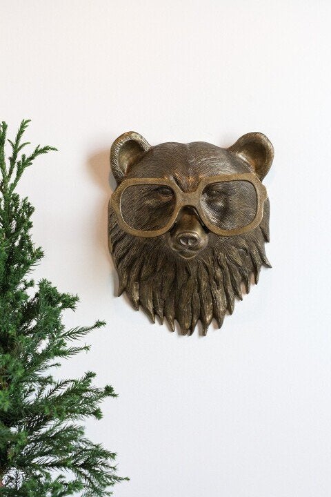Animal Head Wall Decor | Unique Resin Wall Art with Creative Design | Playful Home Accessories for Character and Charm 9