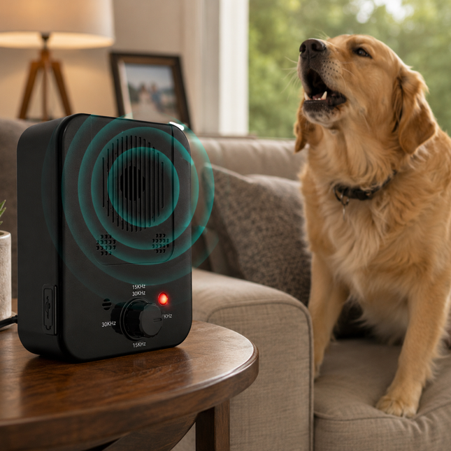 Anti Barking Device for Dogs, Rechargeable Ultrasonic Bark Control Device, Automatic Indoor Outdoor Dog Bark Deterrent