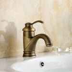 Antique Brass Bathroom Faucet with Leak-Proof Cartridge | Durable Mixer Tap for Versatile Use 1