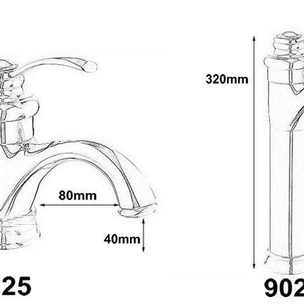 Antique Brass Bathroom Faucet with Leak-Proof Cartridge | Durable Mixer Tap for Versatile Use 3