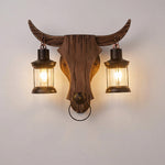 Antiquorix | Double Lantern Wall Fixture with LED Illumination | Vintage Design for Cozy Ambiance 1