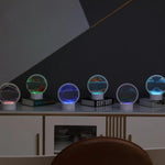 AquaDrift | Modern Circular Sand Art Lamp with LED Lighting | Soothing Visual Display for Relaxation 4