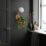 AquaSphere | Stylish Modern Industrial Wall Sconce Planter Lamp 1