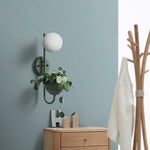 AquaSphere | Stylish Modern Industrial Wall Sconce Planter Lamp 8