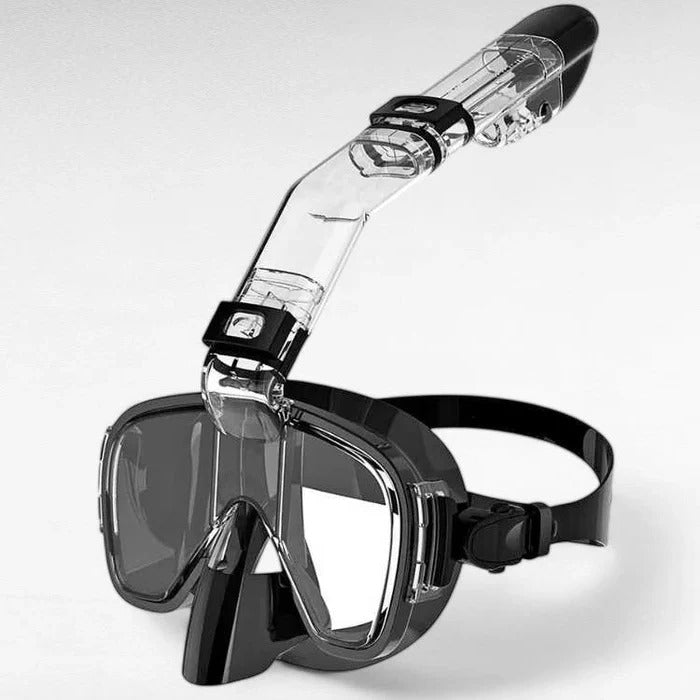 Aquatic Explorer | Full Face Snorkeling Mask with Dry Top System | 180° Panoramic Vision for Effortless Breathing 0