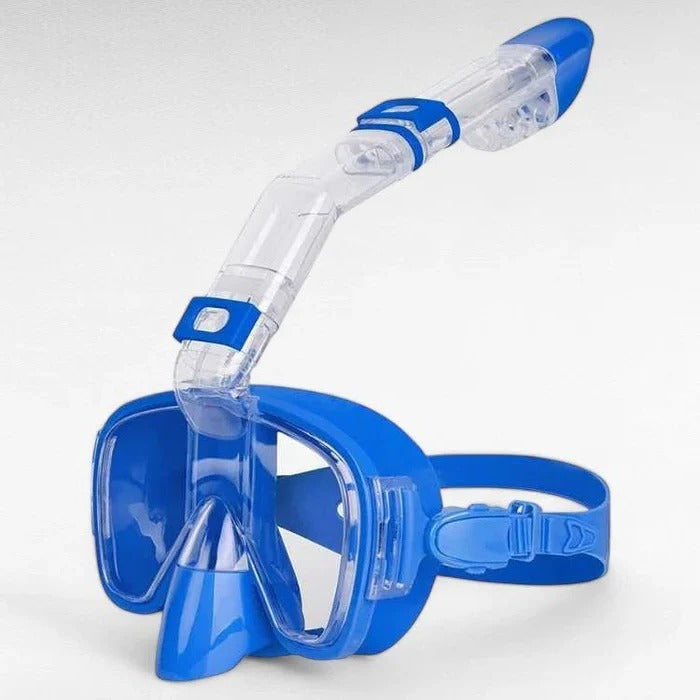 Aquatic Explorer | Full Face Snorkeling Mask with Dry Top System | 180° Panoramic Vision for Effortless Breathing 4
