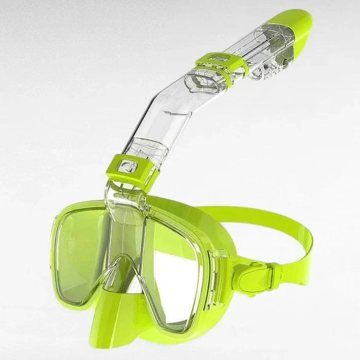 Aquatic Explorer | Full Face Snorkeling Mask with Dry Top System | 180° Panoramic Vision for Effortless Breathing 7