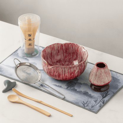 Artisan Matcha Set | Complete Matcha Tea Set with Bamboo Whisk & Bowl | Perfect Gift for Mindful Tea Rituals 0