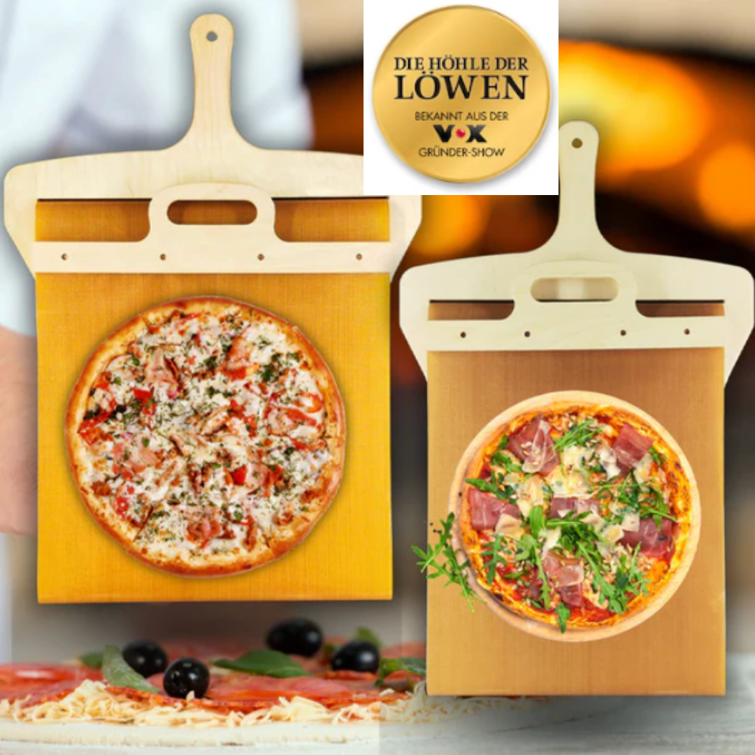 Artisanal Birch Pizza Peel | Wooden Pizza Paddle with Sliding Mechanism | Effortless Baking for Home Chefs 0