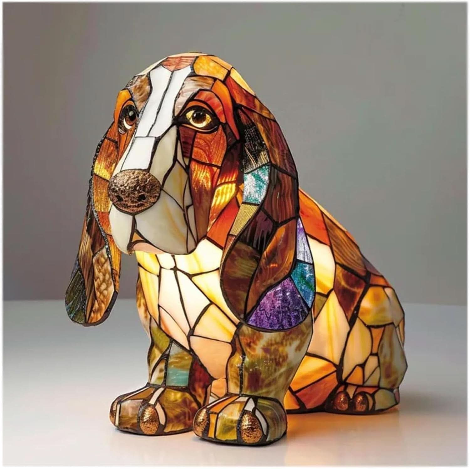 Artistic LED Dog Breed Lamp with Warm Glow | Corgi, Dachshund & Golden Retriever Night Light for Cozy Ambiance 0