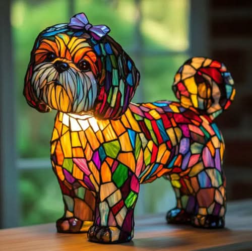Artistic LED Dog Breed Lamp with Warm Glow | Corgi, Dachshund & Golden Retriever Night Light for Cozy Ambiance 15