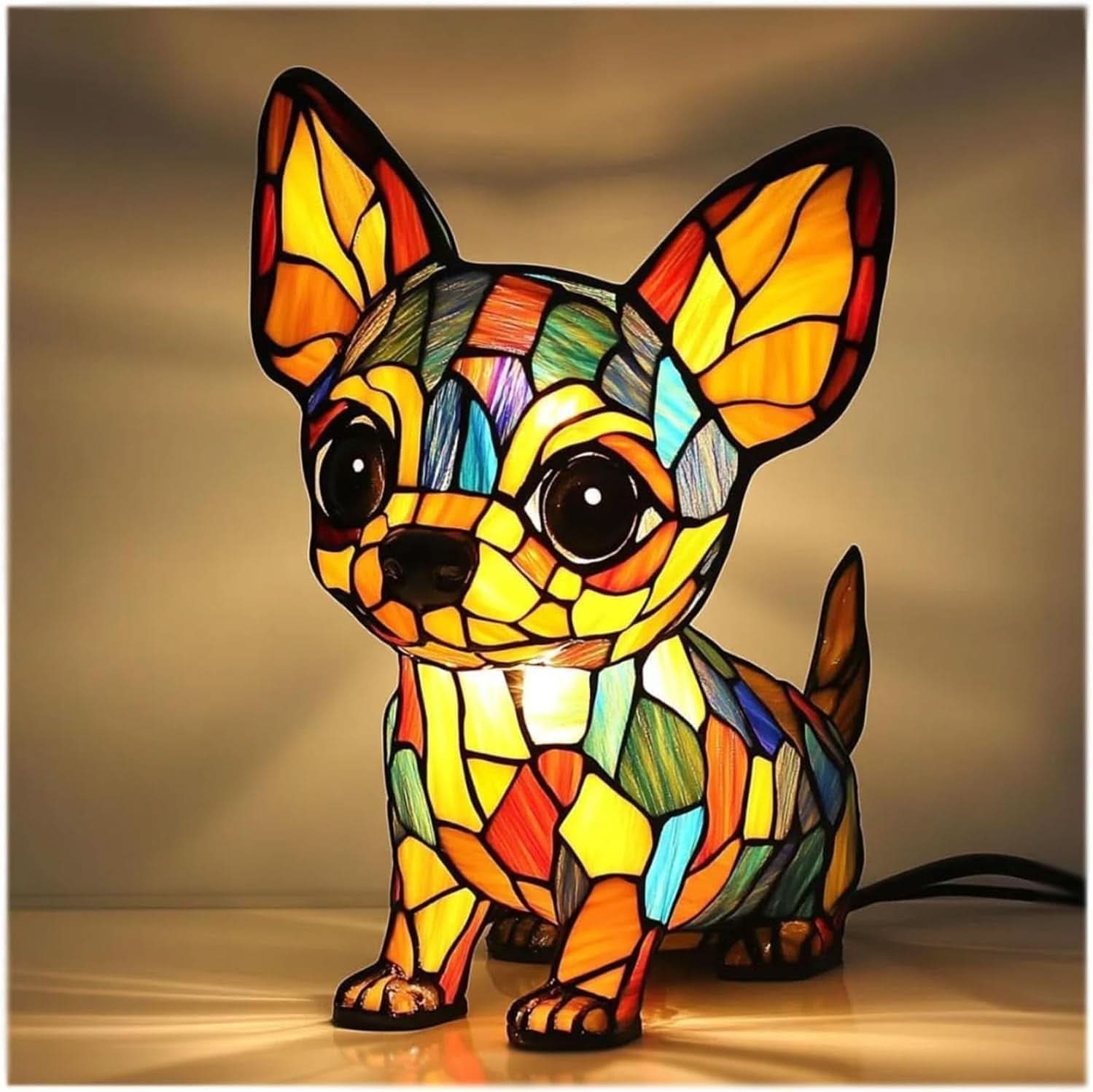 Artistic LED Dog Breed Lamp with Warm Glow | Corgi, Dachshund & Golden Retriever Night Light for Cozy Ambiance 17