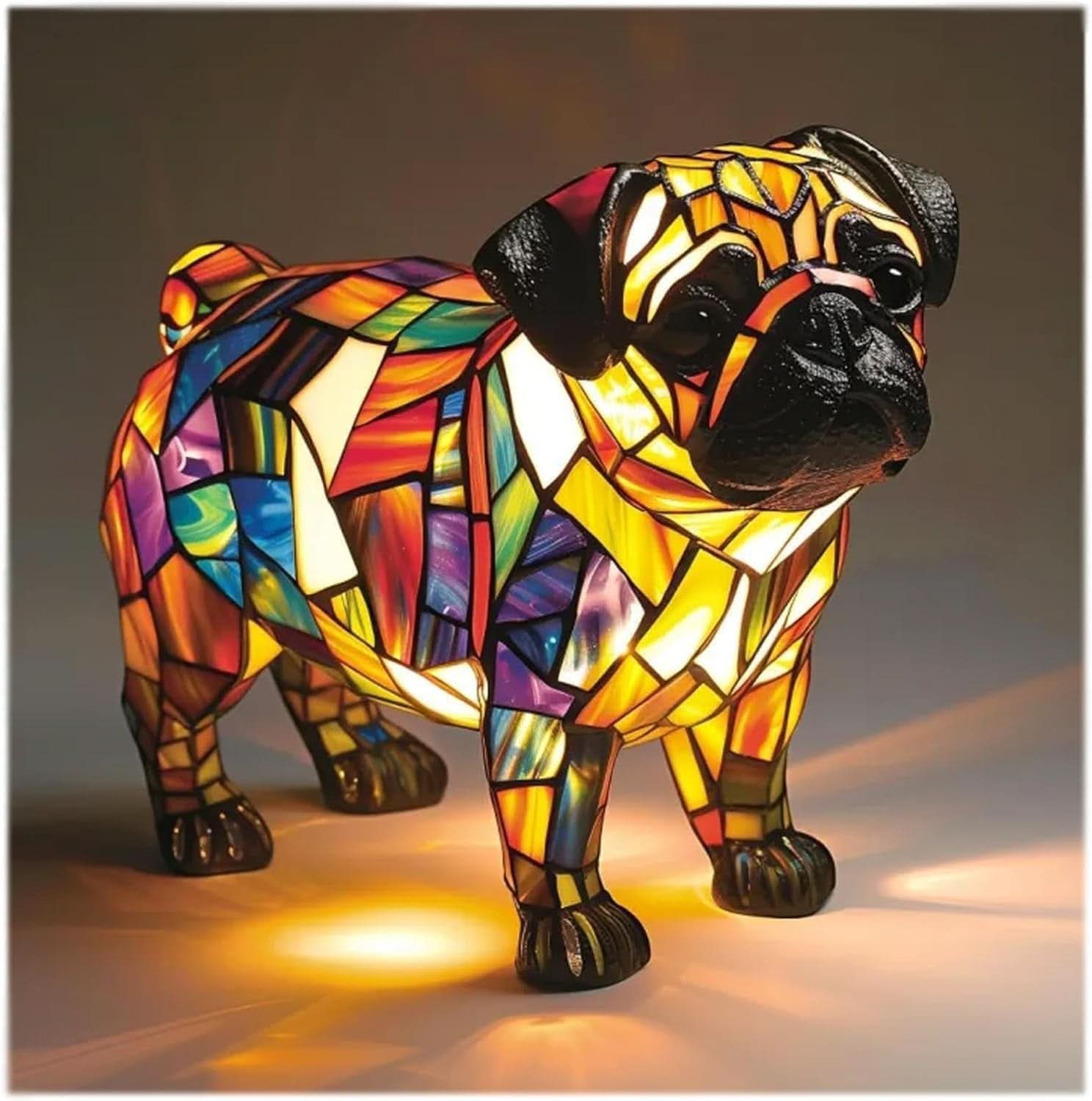 Artistic LED Dog Breed Lamp with Warm Glow | Corgi, Dachshund & Golden Retriever Night Light for Cozy Ambiance 19