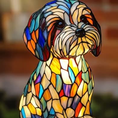 Artistic LED Dog Breed Lamp with Warm Glow | Corgi, Dachshund & Golden Retriever Night Light for Cozy Ambiance 22