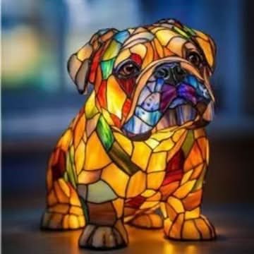 Artistic LED Dog Breed Lamp with Warm Glow | Corgi, Dachshund & Golden Retriever Night Light for Cozy Ambiance 24
