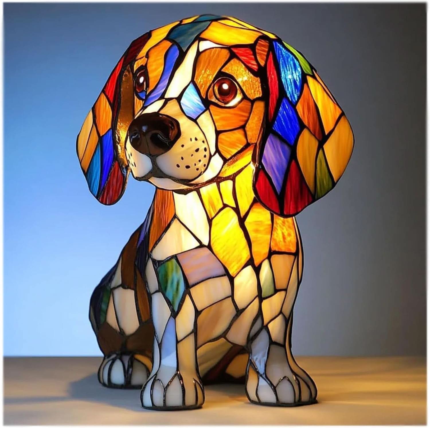 Artistic LED Dog Breed Lamp with Warm Glow | Corgi, Dachshund & Golden Retriever Night Light for Cozy Ambiance 4