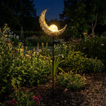 Artistic Outdoor Path Light with Solar Power | Handcrafted Iron Design for Cozy Ambience 4