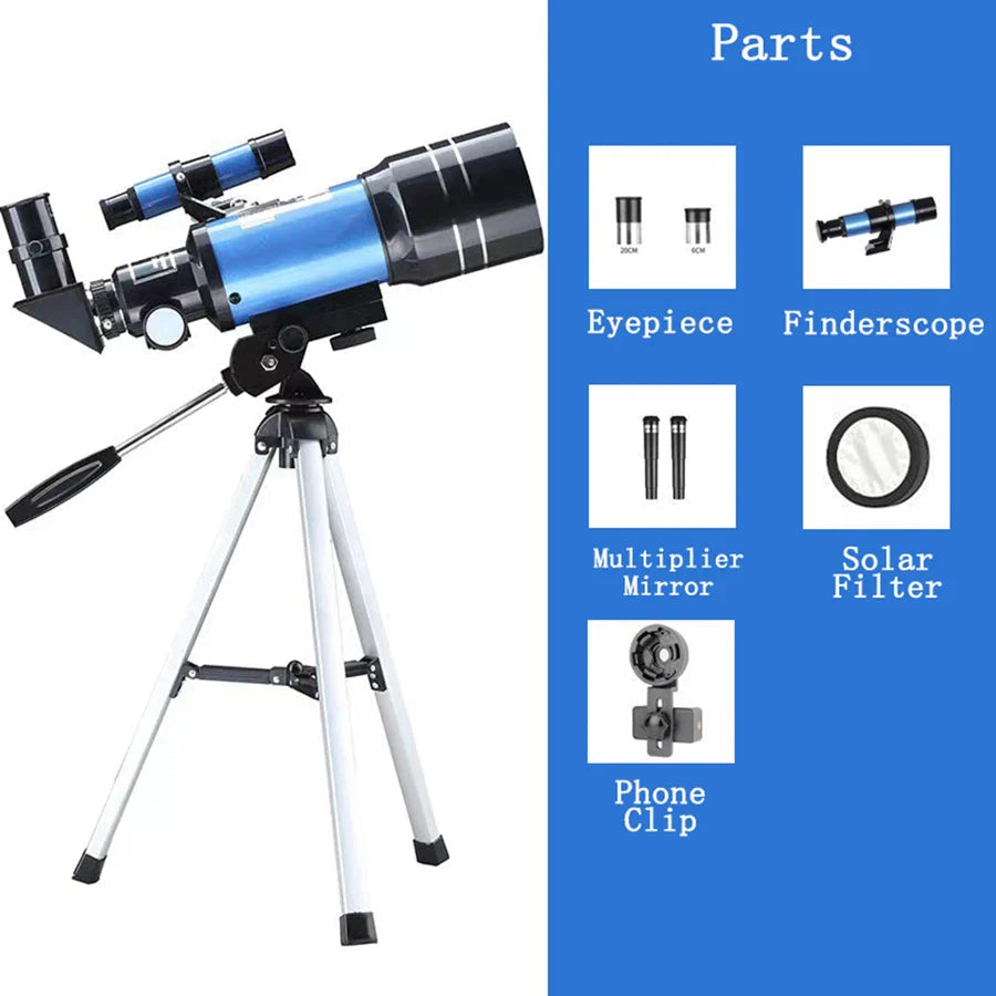 Astronomical Telescope | 150X HD Magnification with Night Vision | Portable Design for Stargazing 8