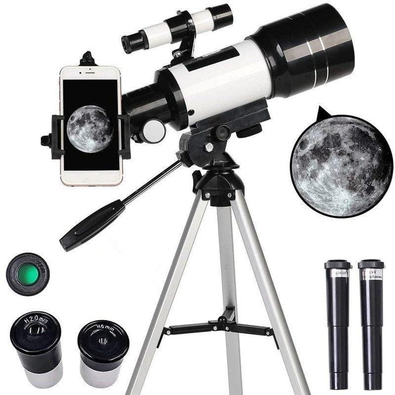 Astronomical Telescope | 70mm Refractor with Smartphone Adapter | Ideal for Beginners to Explore the Night Sky 0
