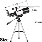 Astronomical Telescope | 70mm Refractor with Smartphone Adapter | Ideal for Beginners to Explore the Night Sky 7