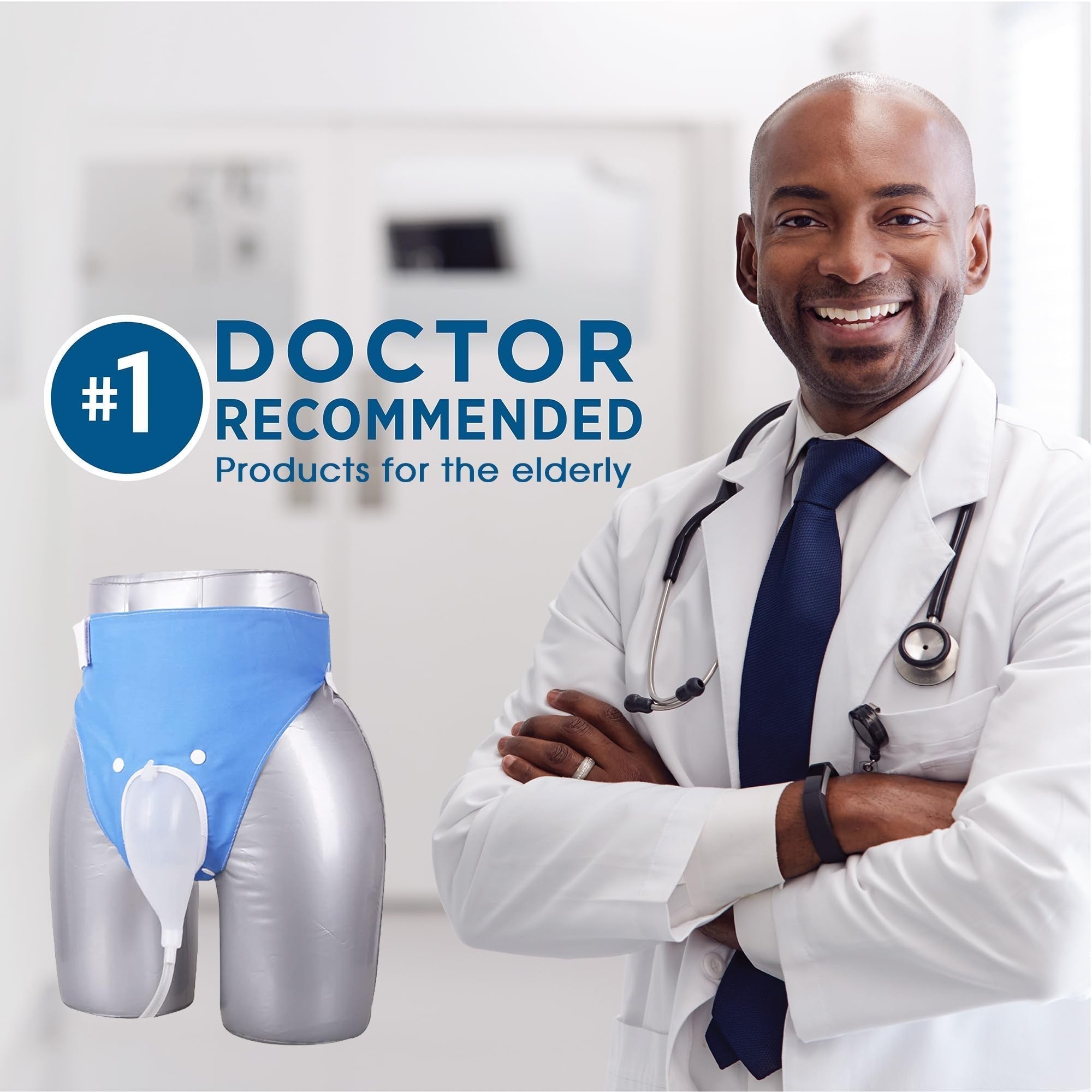 AuraFlow | Portable Urine Collector System with Comfortable Waist Design | Hands-Free Mobility Solution for Easy Use 0